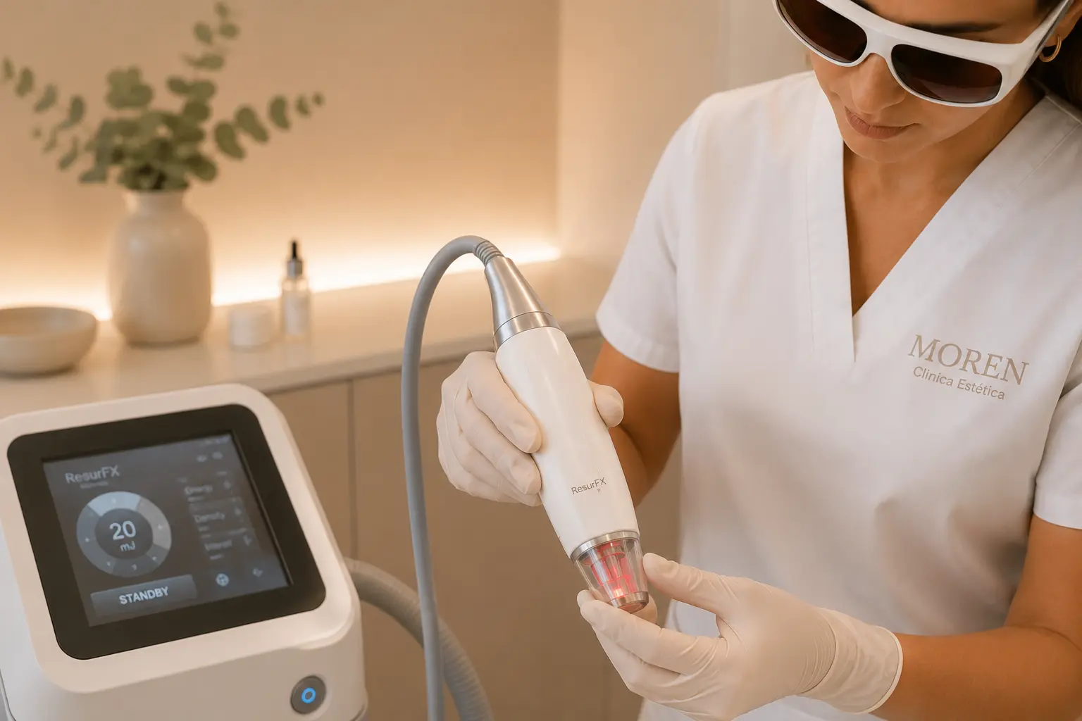 procedimiento de laser resurfx